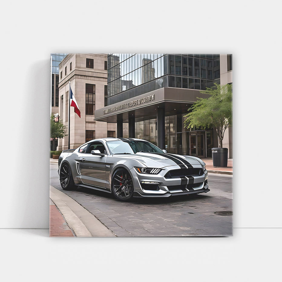 Gray Ford Mustang Shelby GT500 in Dallas - Power Unleashed
