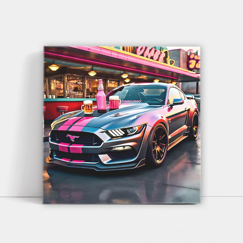 Shelby GT500 Pink: Bold Brew with Power and Style