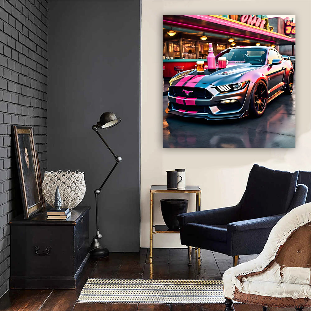 Shelby GT500 Pink: Bold Brew with Power and Style