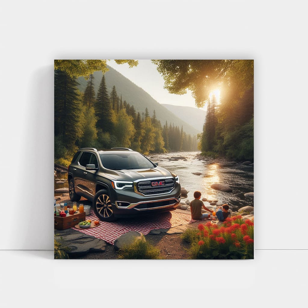 Gmc Acadia River Wall Art