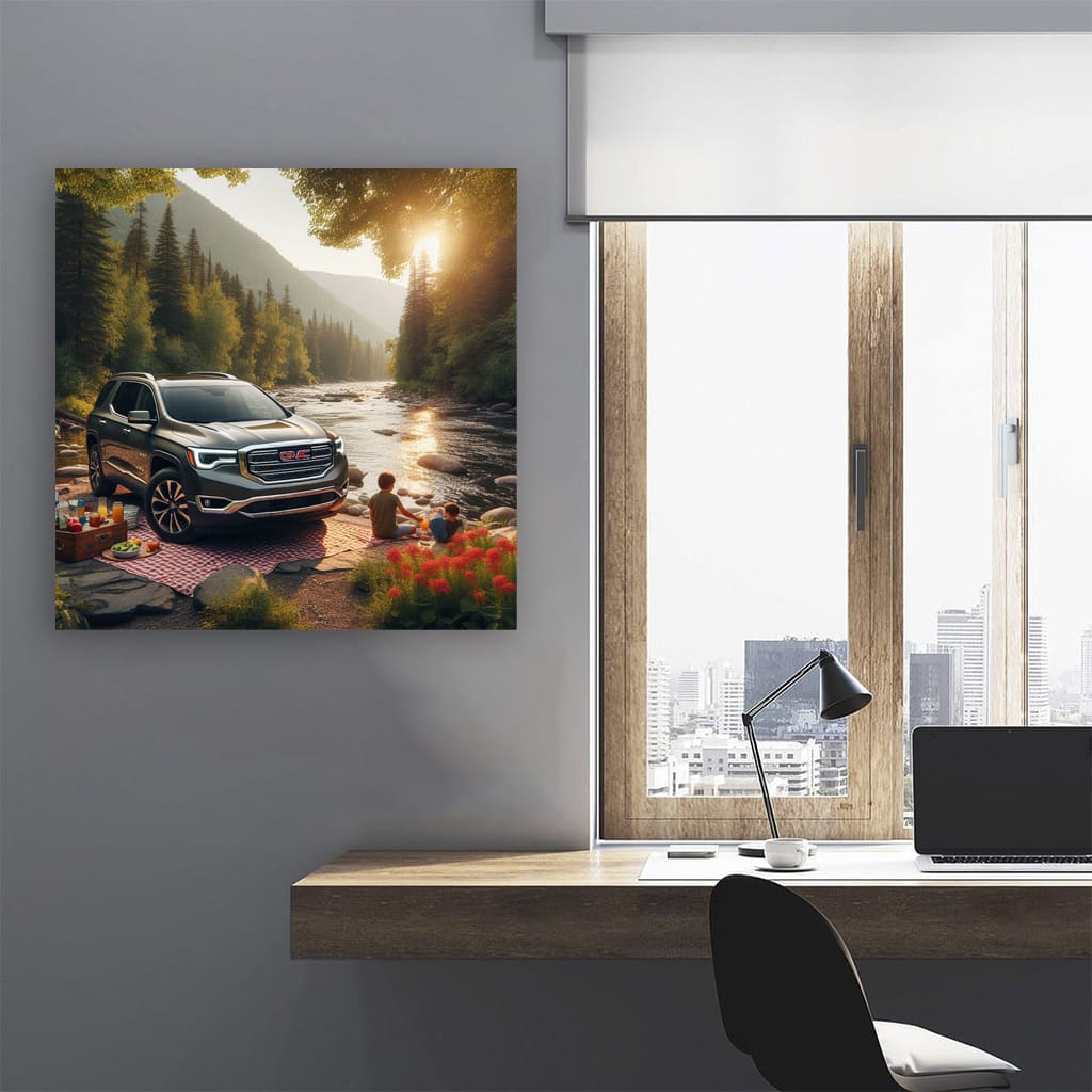 Gmc Acadia River Wall Art