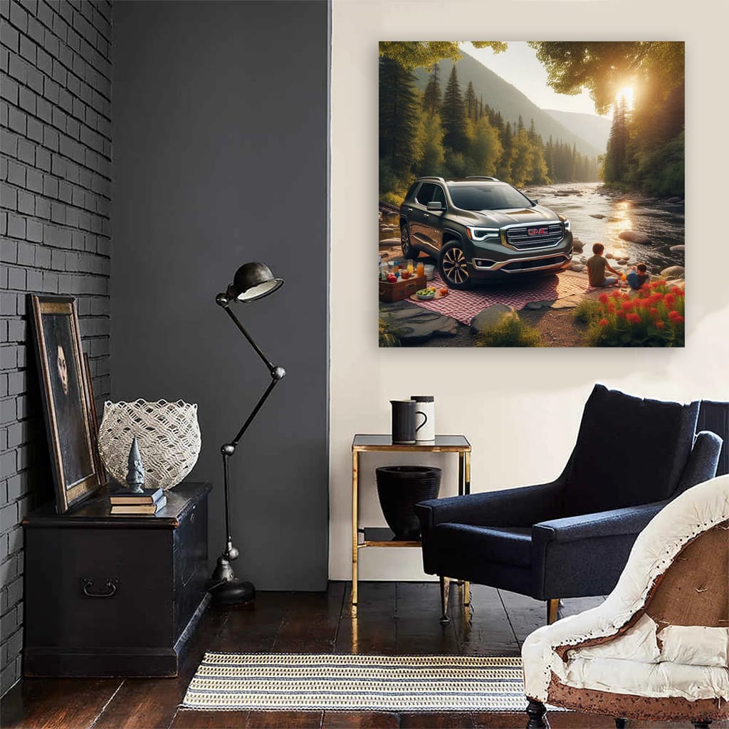 Gmc Acadia River Wall Art