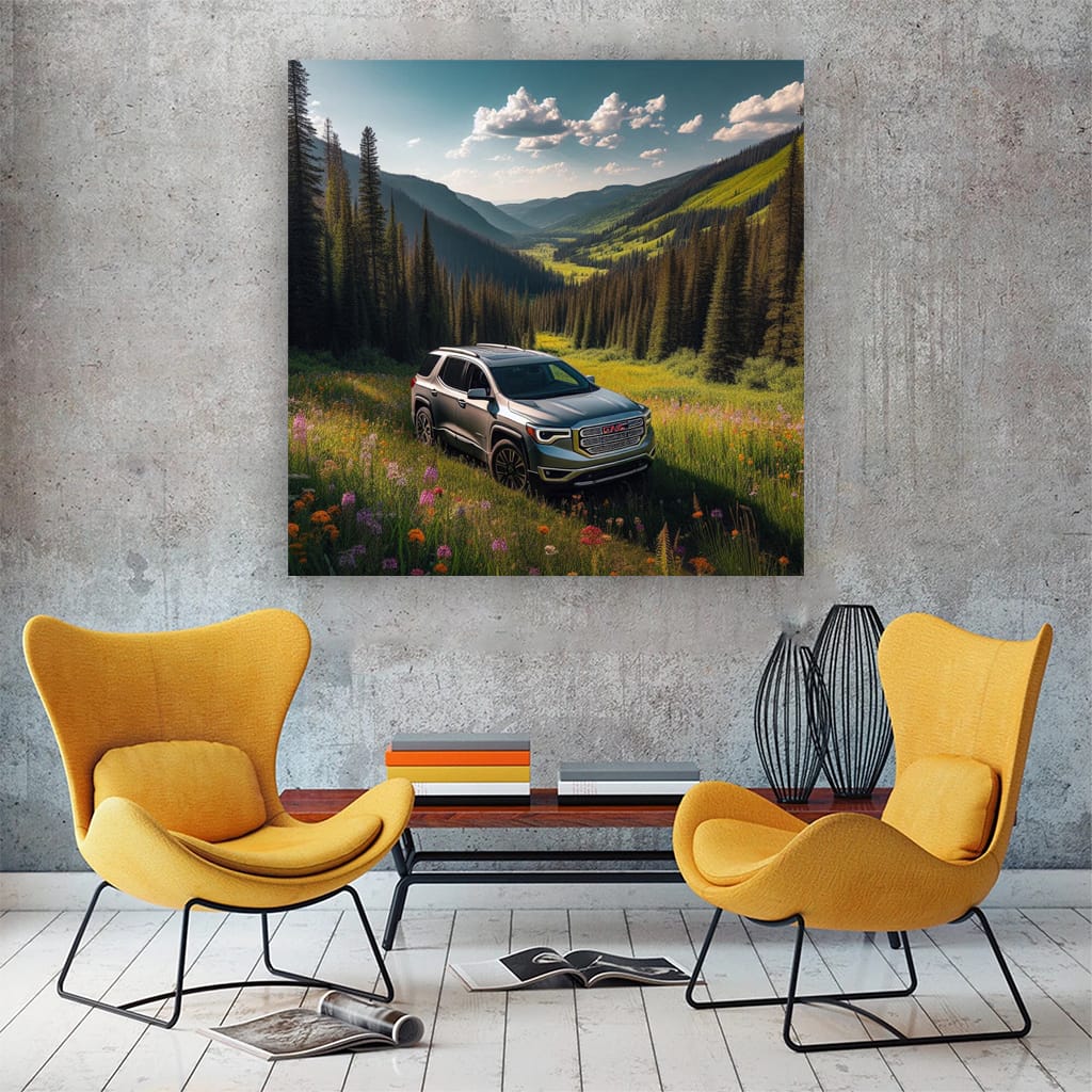 Gmc Acadia Valley Wall Art