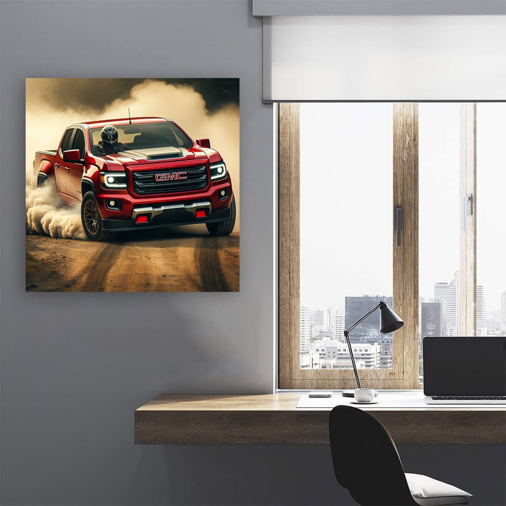 GMC Canyon Drifting Action - Power and Precision on Display