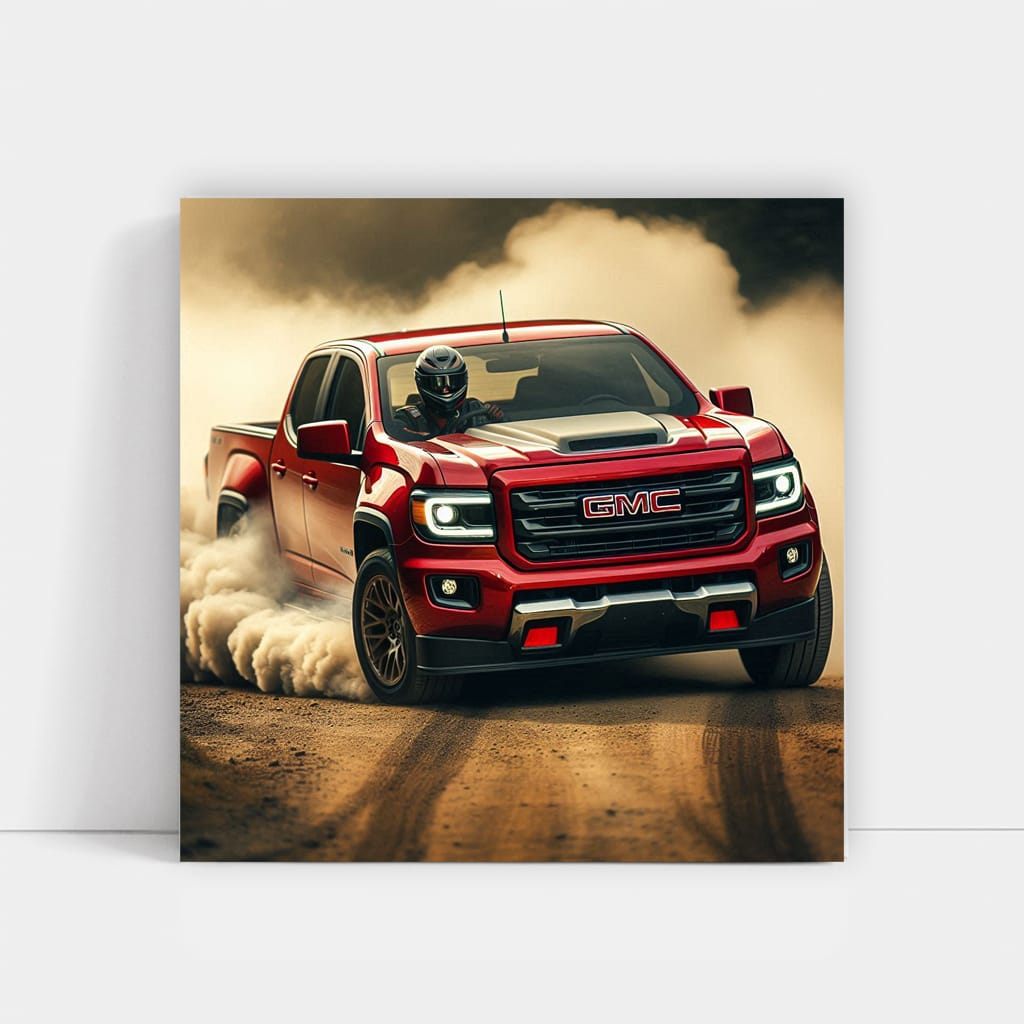 GMC Canyon Drifting Action - Power and Precision on Display