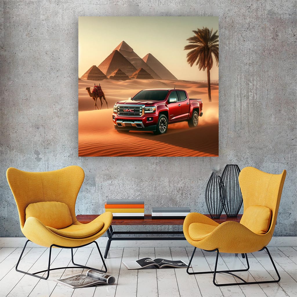 Gmc Canyon Egypt Wall Art