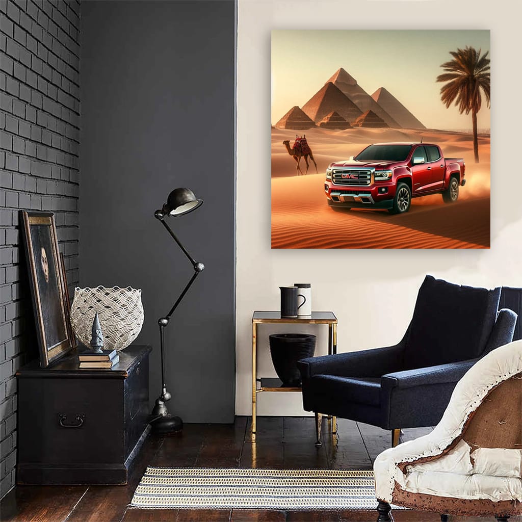 Gmc Canyon Egypt Wall Art