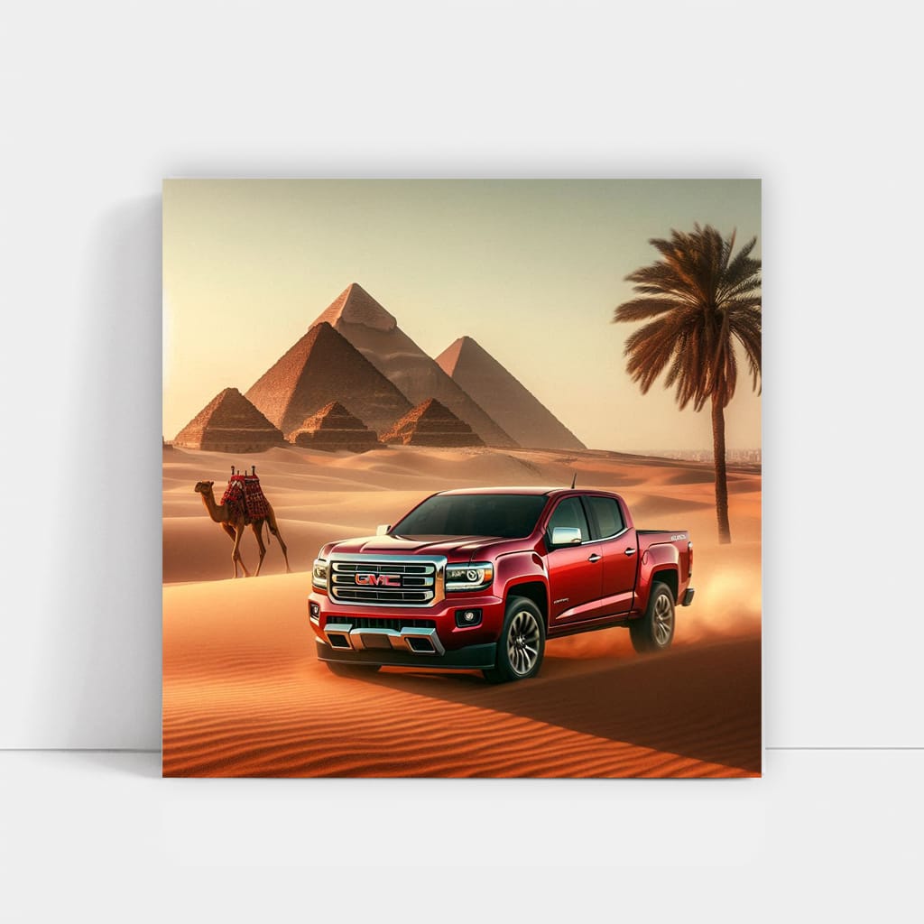 Gmc Canyon Egypt Wall Art