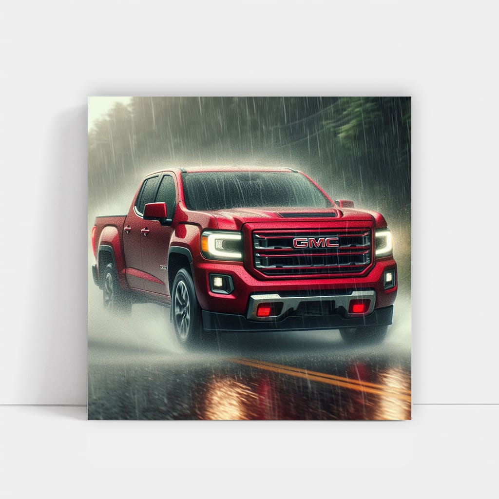 GMC Canyon in Wet Weather - Rugged and Reliable