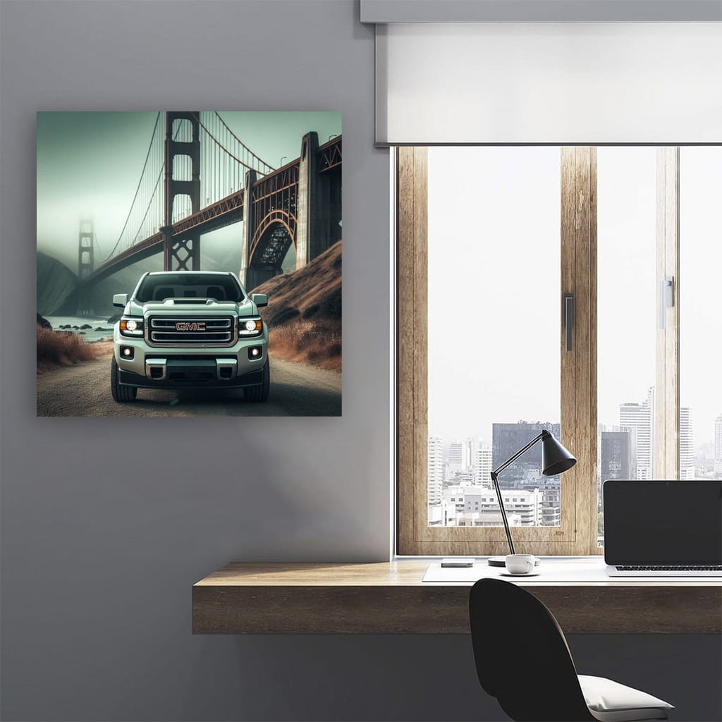 Gmc Old Retro Bridge Wall Art