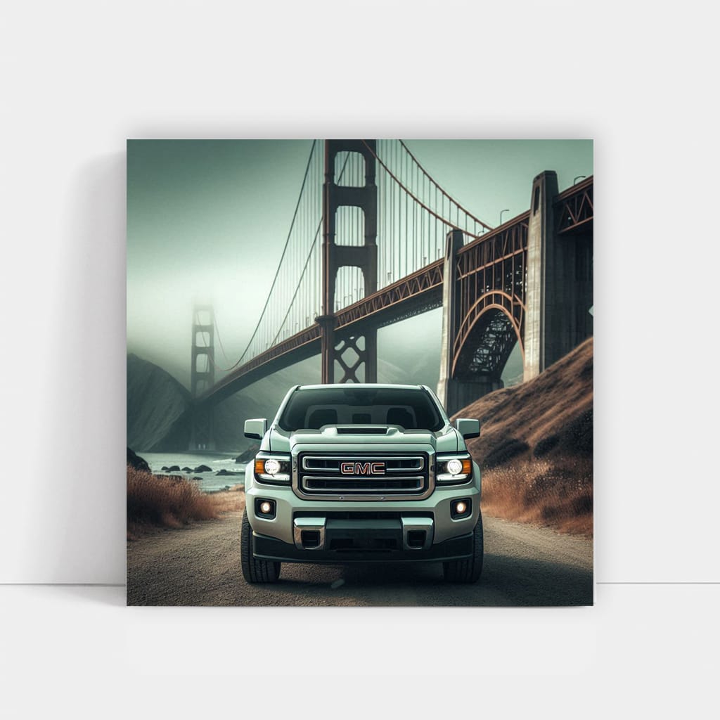 Gmc Old Retro Bridge Wall Art