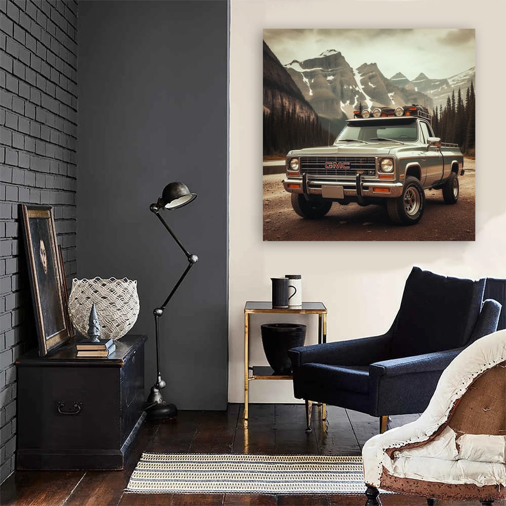 Retro GMC Mountain Classic - Vintage Adventure Spirit