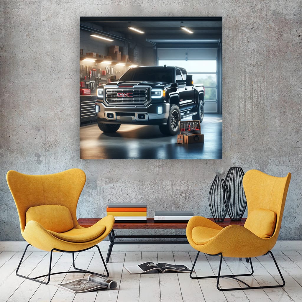 Gmc Sierra 2500hd Parki Wall Art