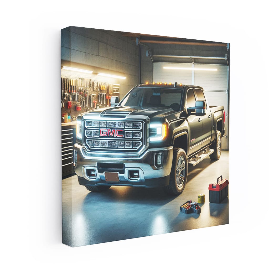 Gmc Sierra 2500hd Parking Wall Art