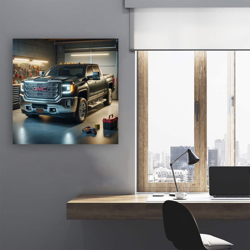 Gmc Sierra 2500hd Parking Wall Art