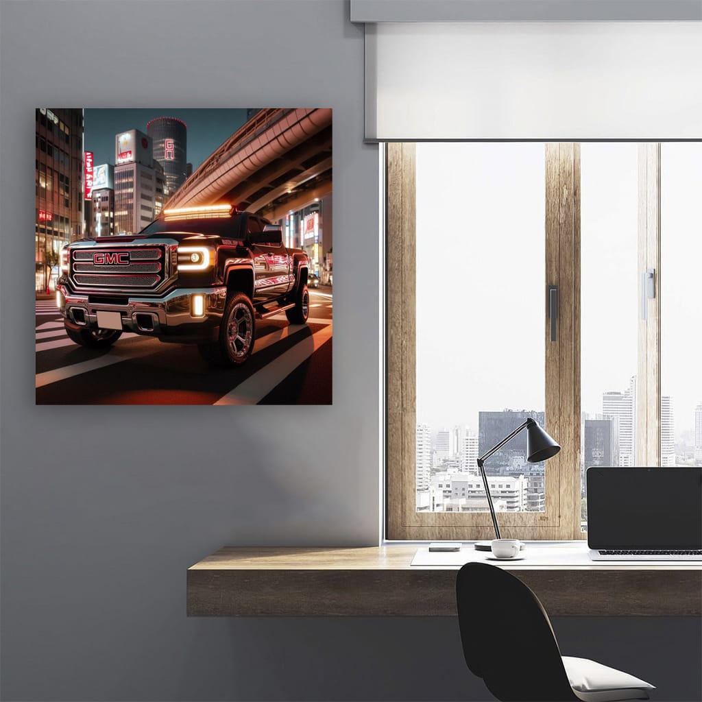 Gmc Sierra 2500hd Tokyo Jap Wall Art