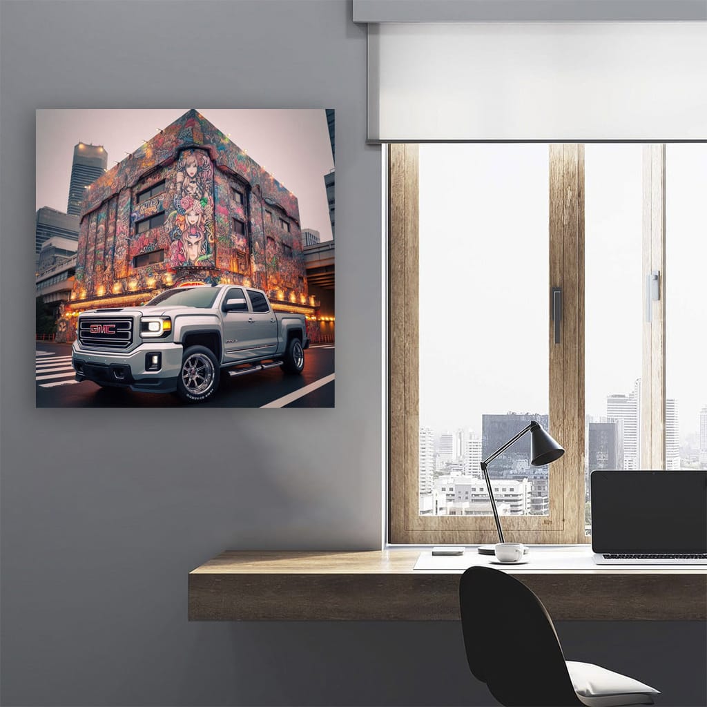 Gmc Sierra 2500hd Tokyo Japan Wall Art