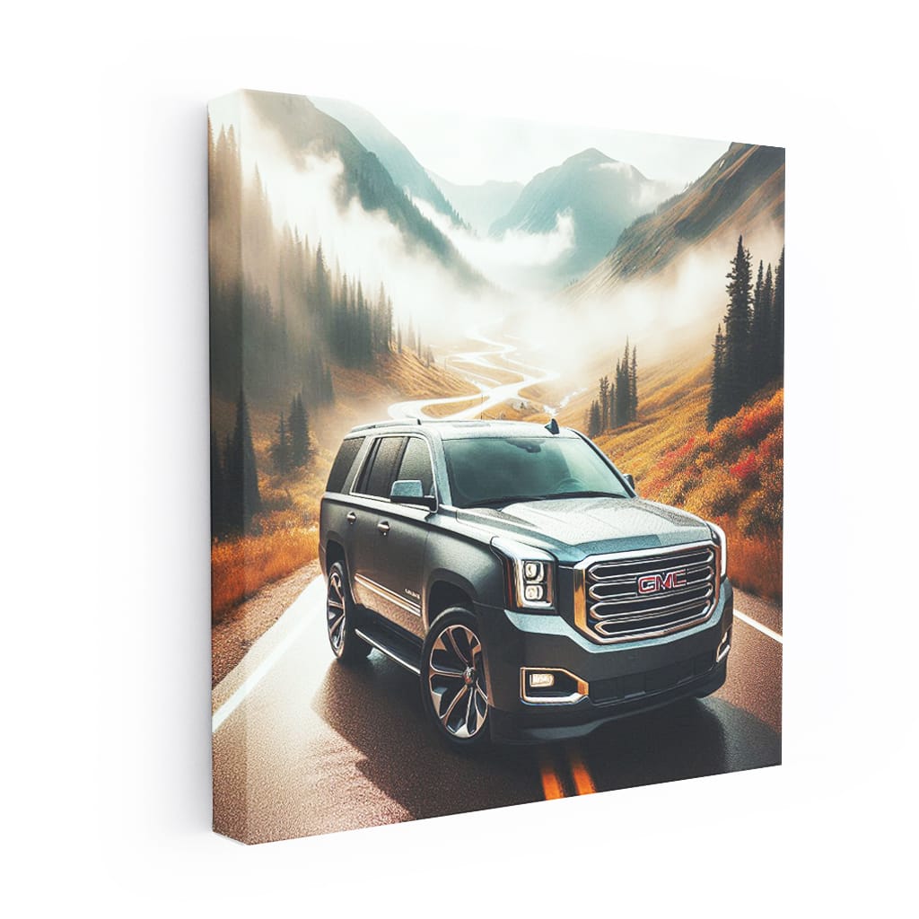 Gmc Yukon Cloudy Weath Wall Art