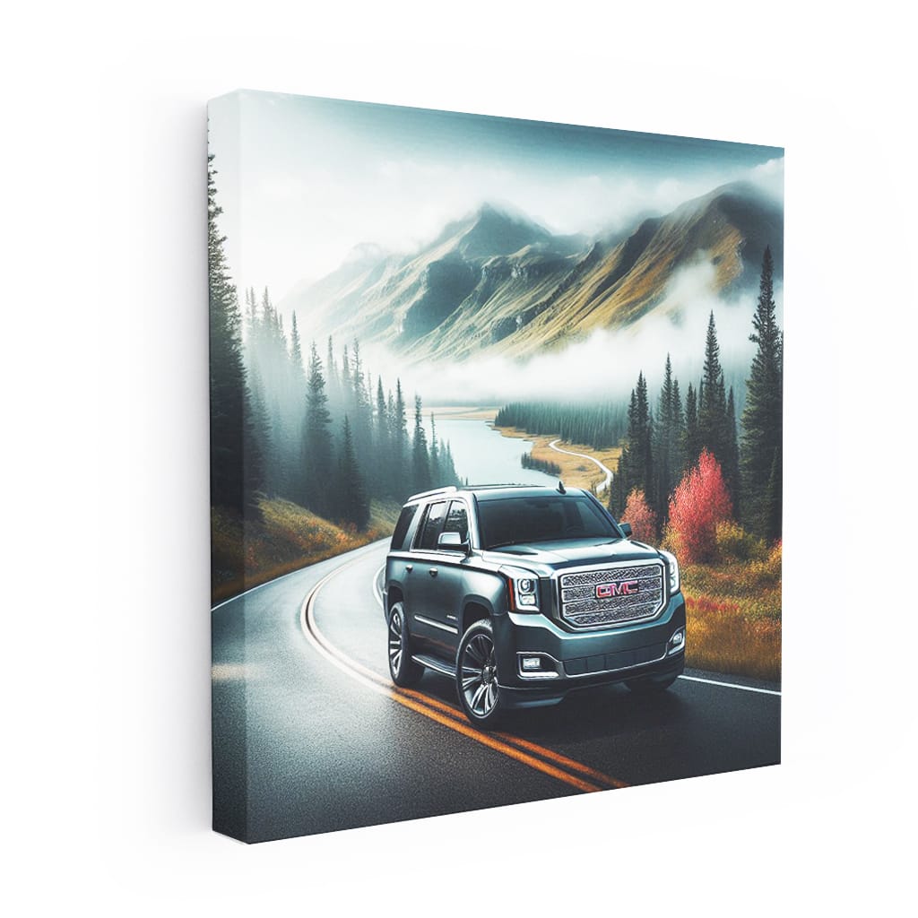 Gmc Yukon Cloudy Weather Wall Art