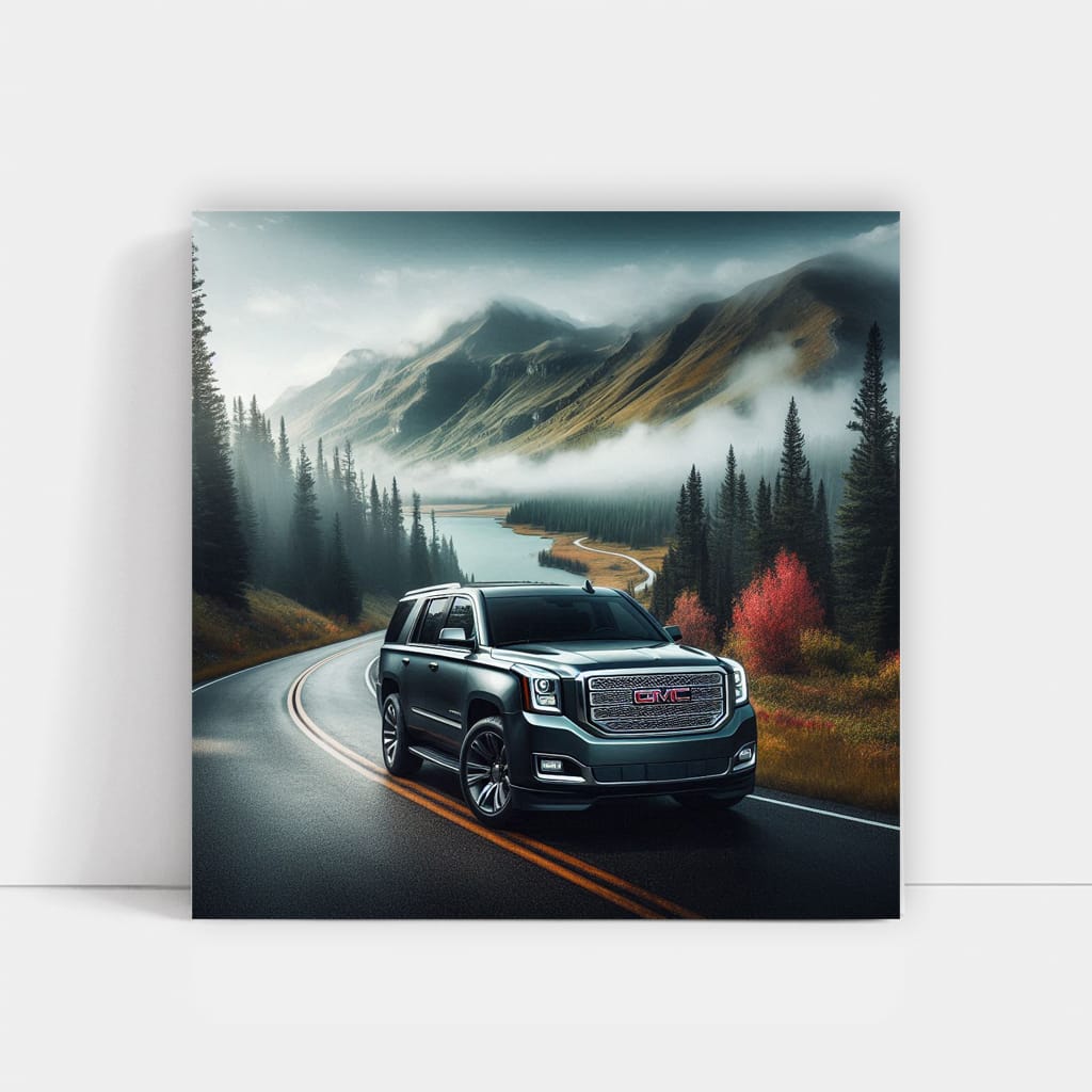 Gmc Yukon Cloudy Weather Wall Art