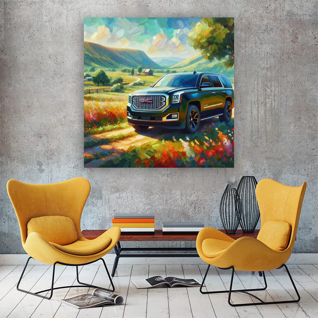 Impressionistic GMC Yukon: Rugged Elegance on Wheels