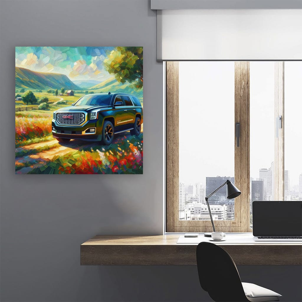 Impressionistic GMC Yukon: Rugged Elegance on Wheels