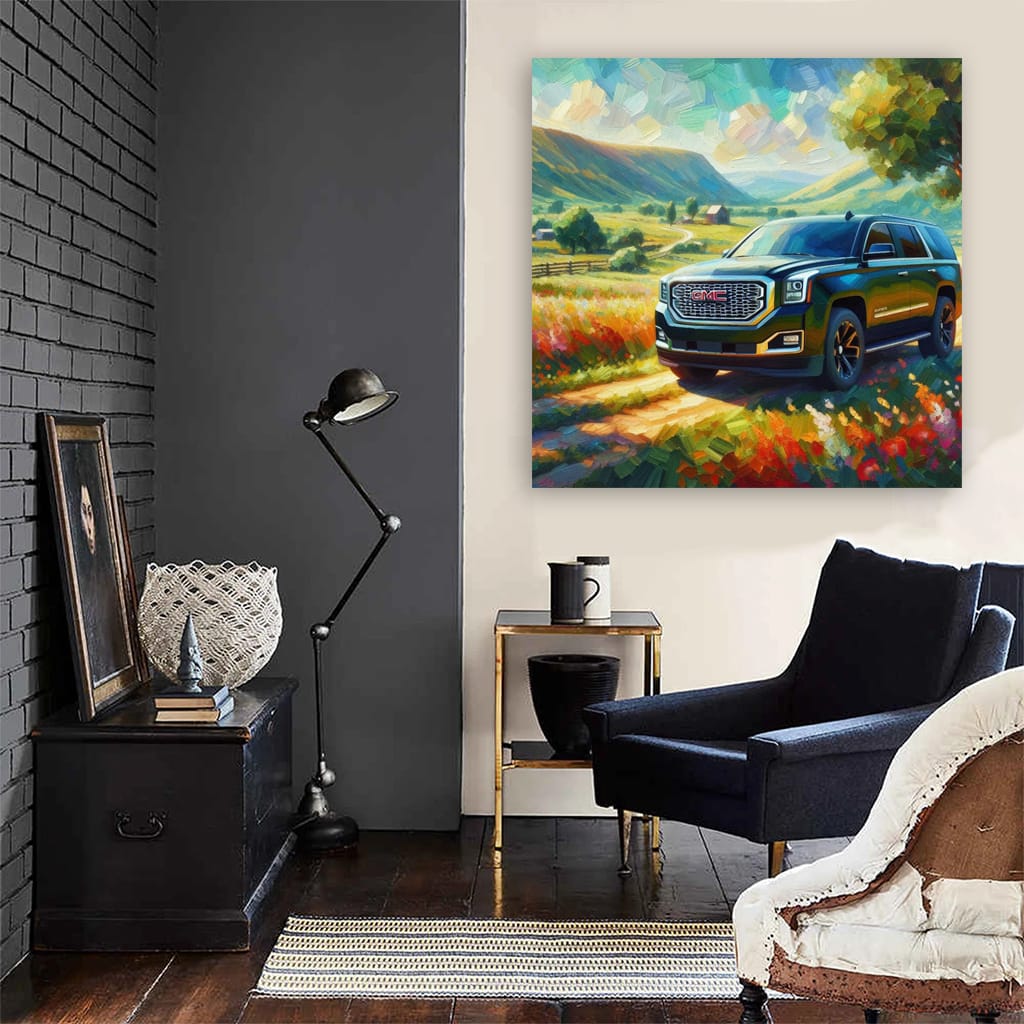 Impressionistic GMC Yukon: Rugged Elegance on Wheels