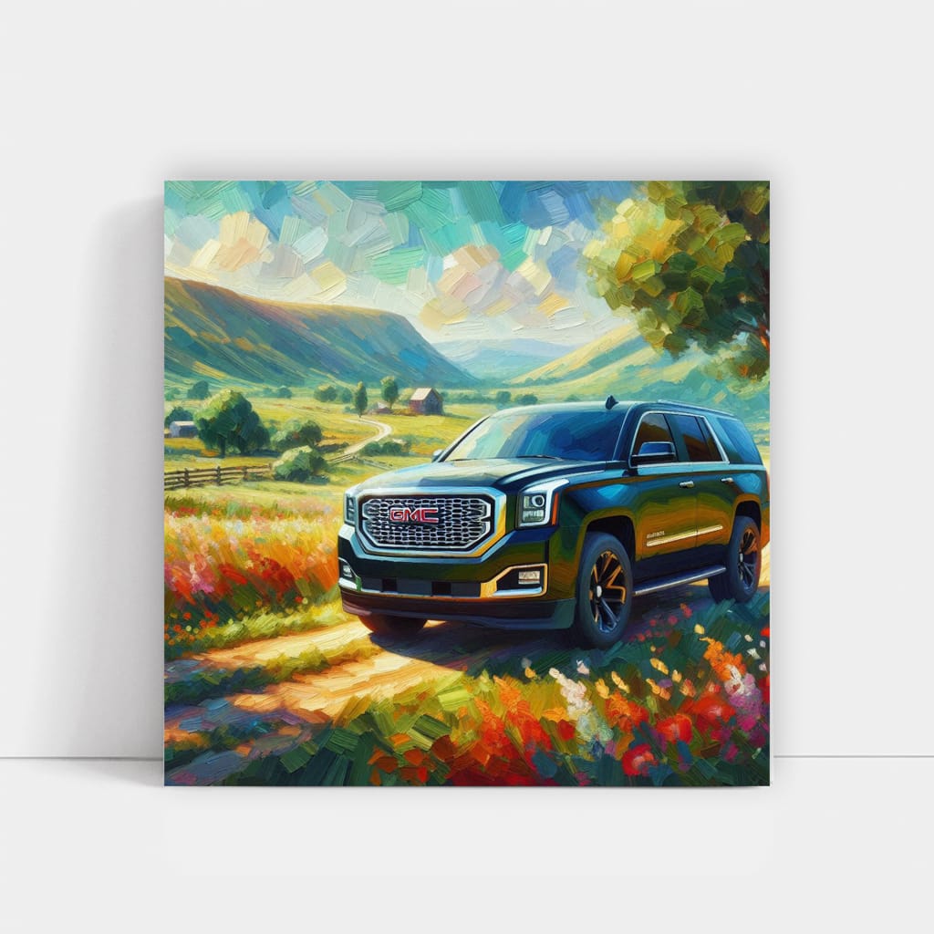 Impressionistic GMC Yukon: Rugged Elegance on Wheels