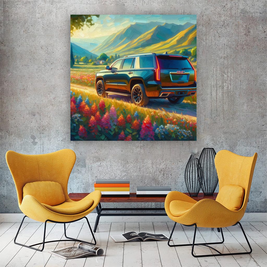 Gmc Yukon Impressionism Wall Art