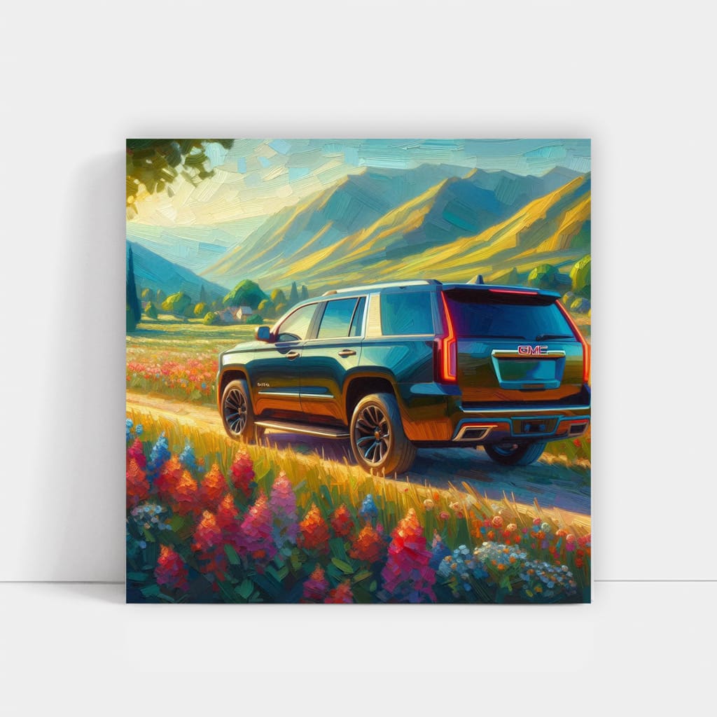 GMC Yukon in Impressionist Style - Bold and Timeless