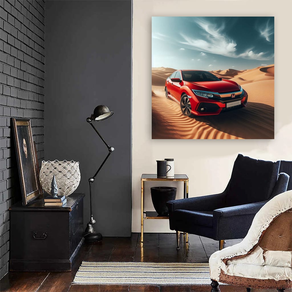 Honda Civic Dese Wall Art