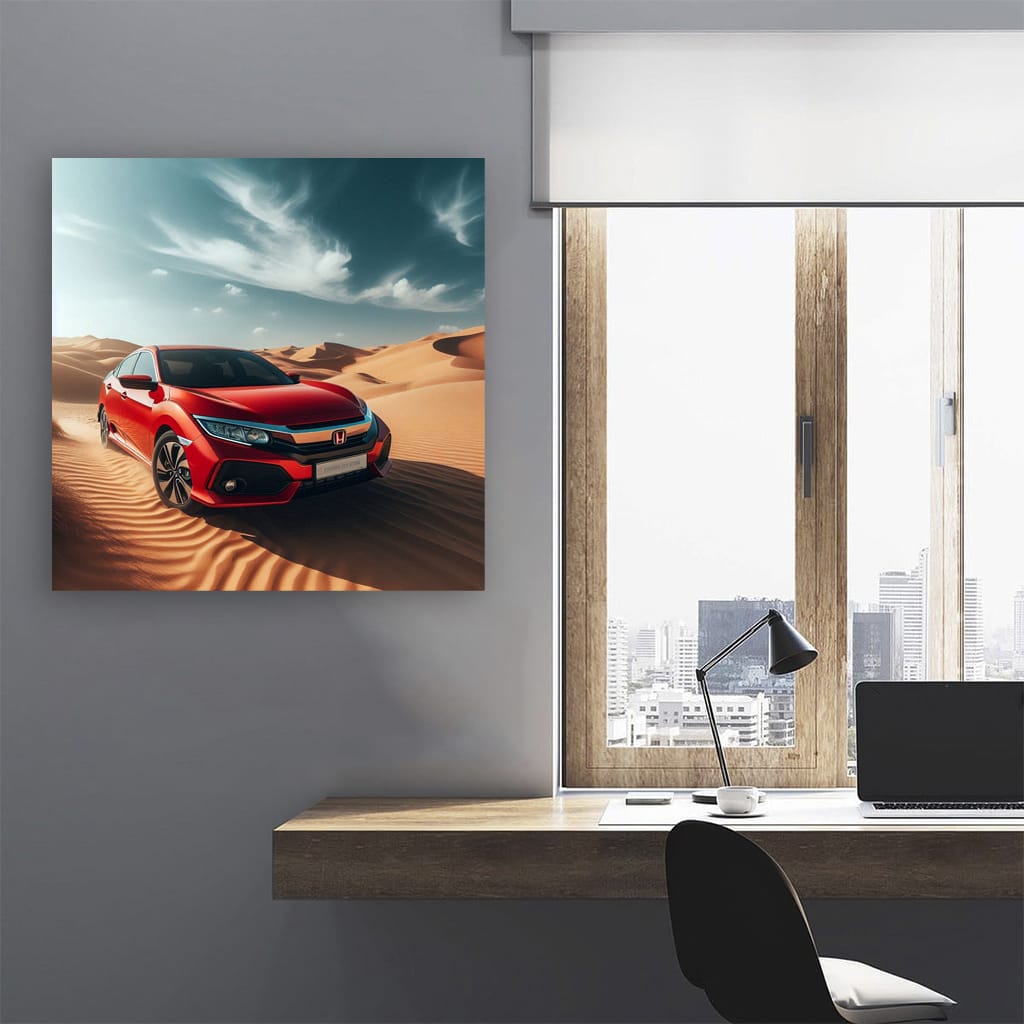 Honda Civic Dese Wall Art