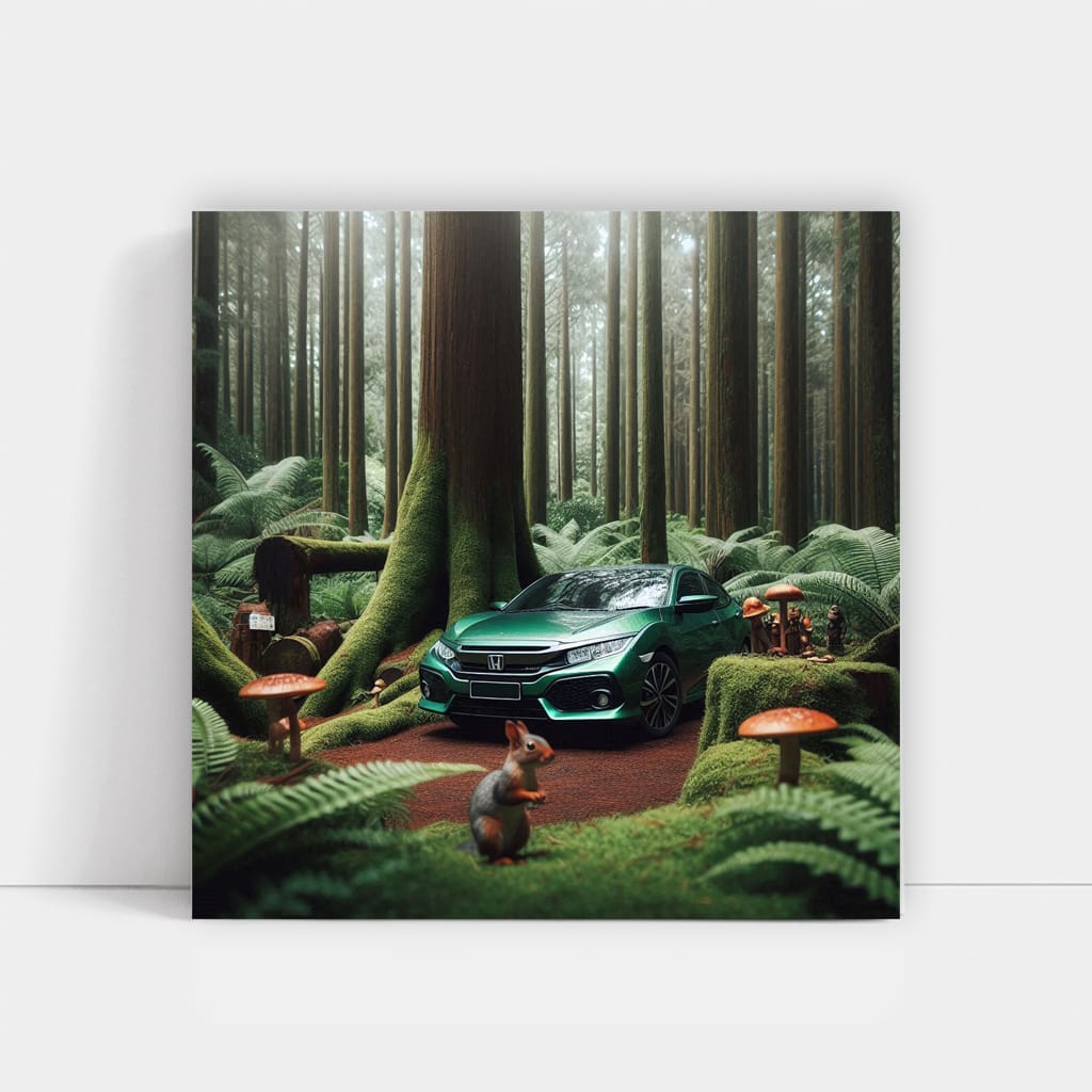 Honda Civic Fore Wall Art