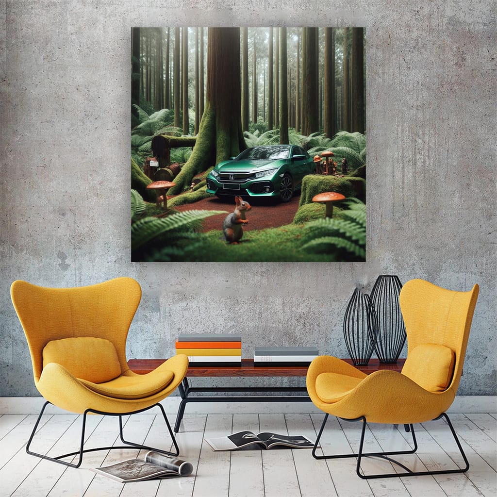 Honda Civic Fore Wall Art