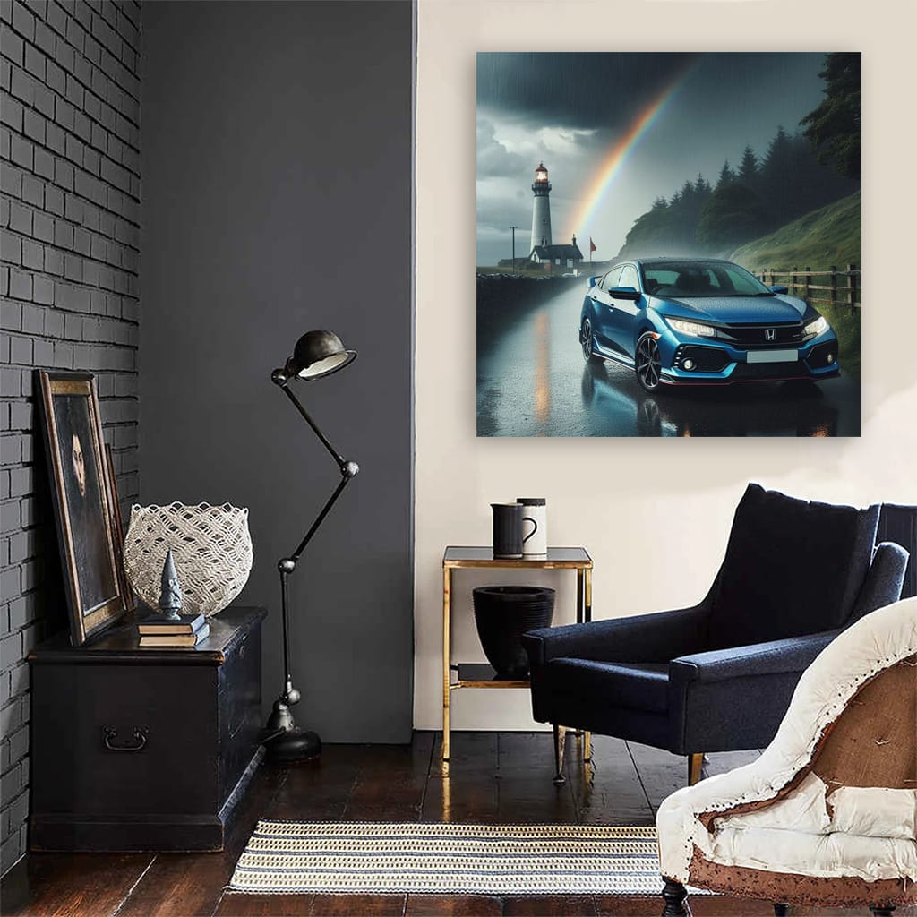 Honda Civic in Rainy Weather - Reliable and Stylish