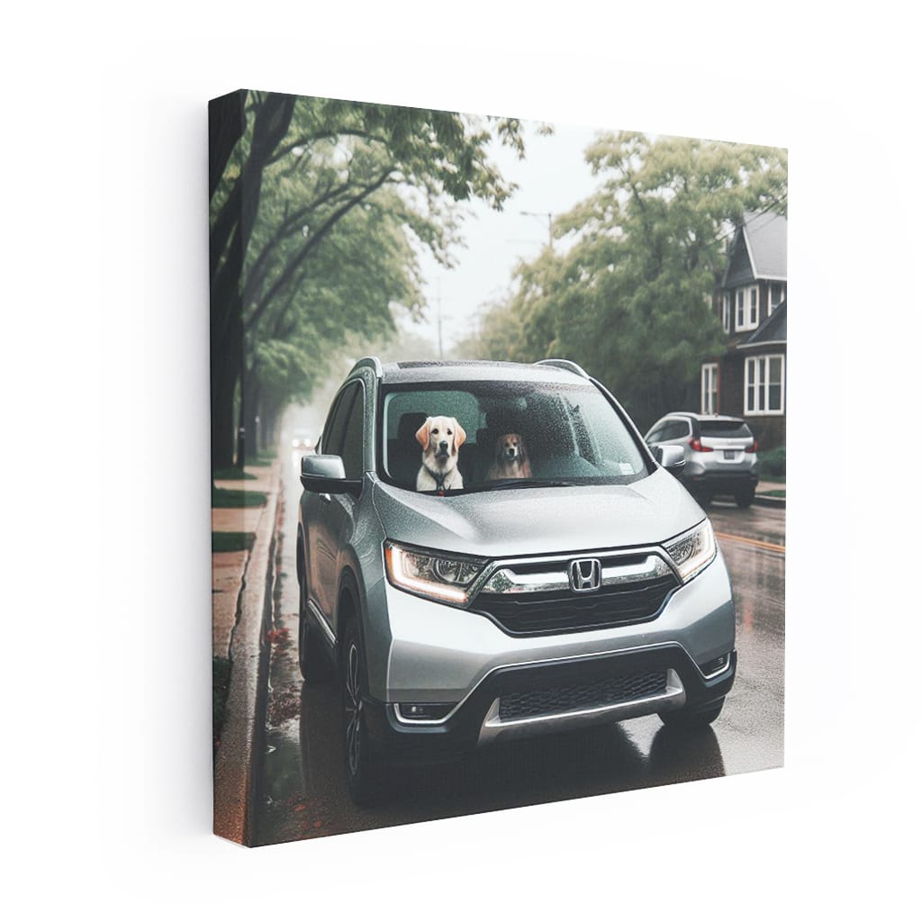 Honda Crv Overcast Weath Wall Art