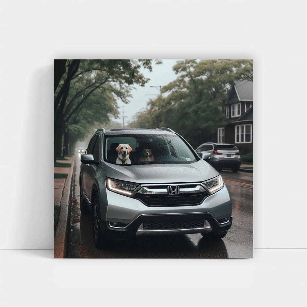 Honda Crv Overcast Weath Wall Art