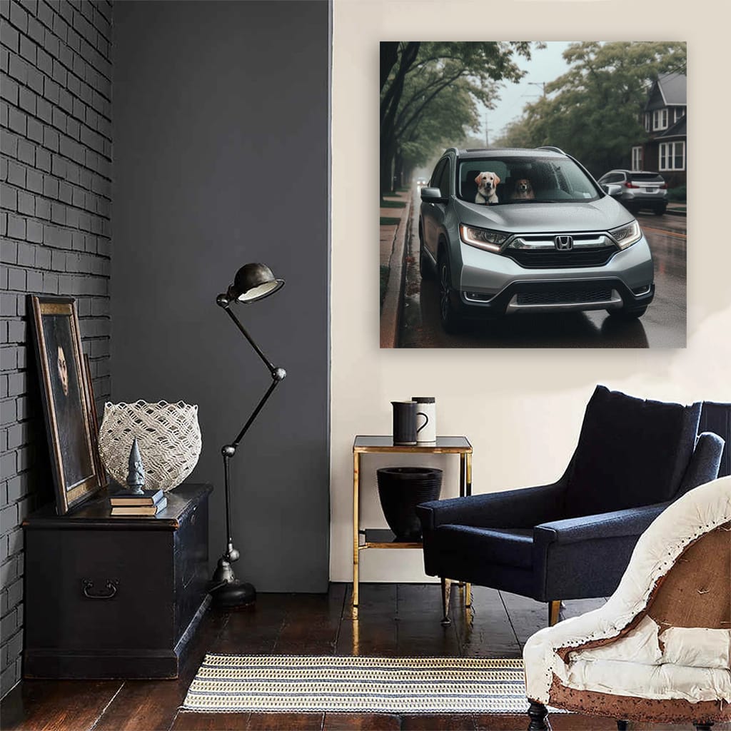 Honda Crv Overcast Weath Wall Art