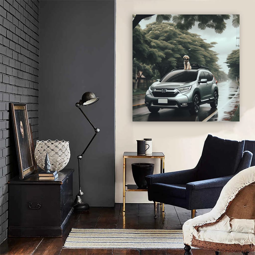 Honda Crv Overcast Weather Wall Art