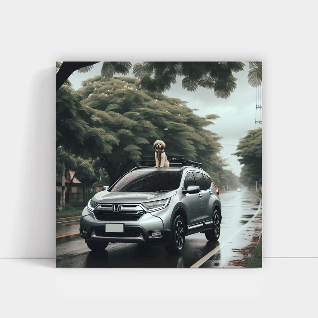 Honda Crv Overcast Weather Wall Art