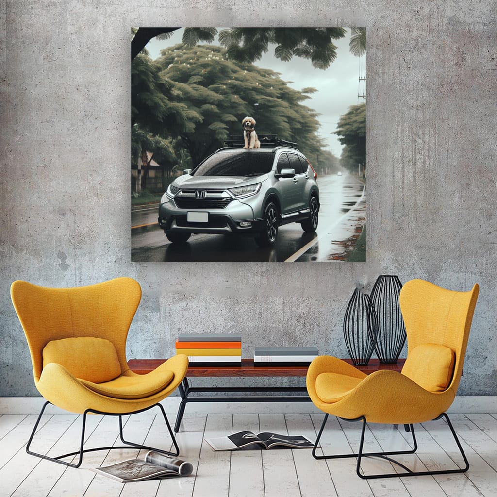 Honda Crv Overcast Weather Wall Art