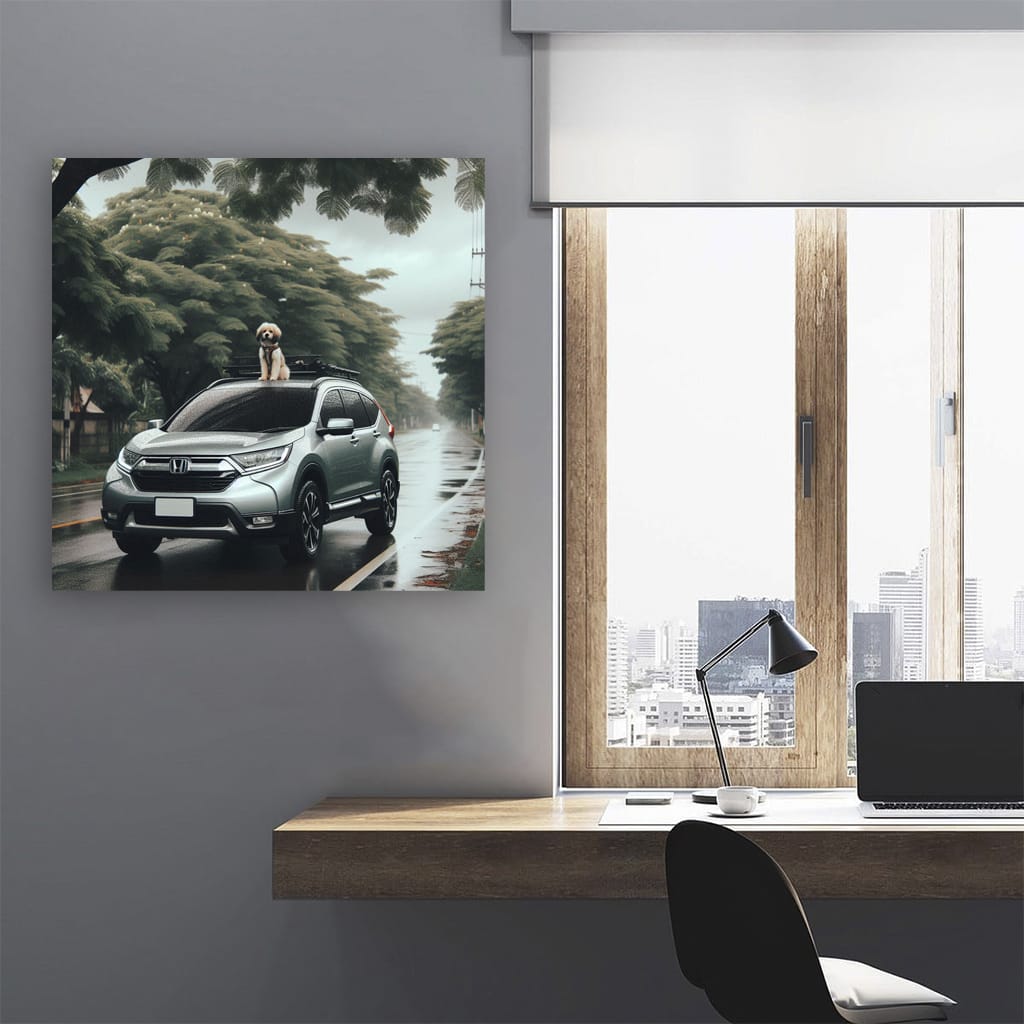 Honda Crv Overcast Weather Wall Art