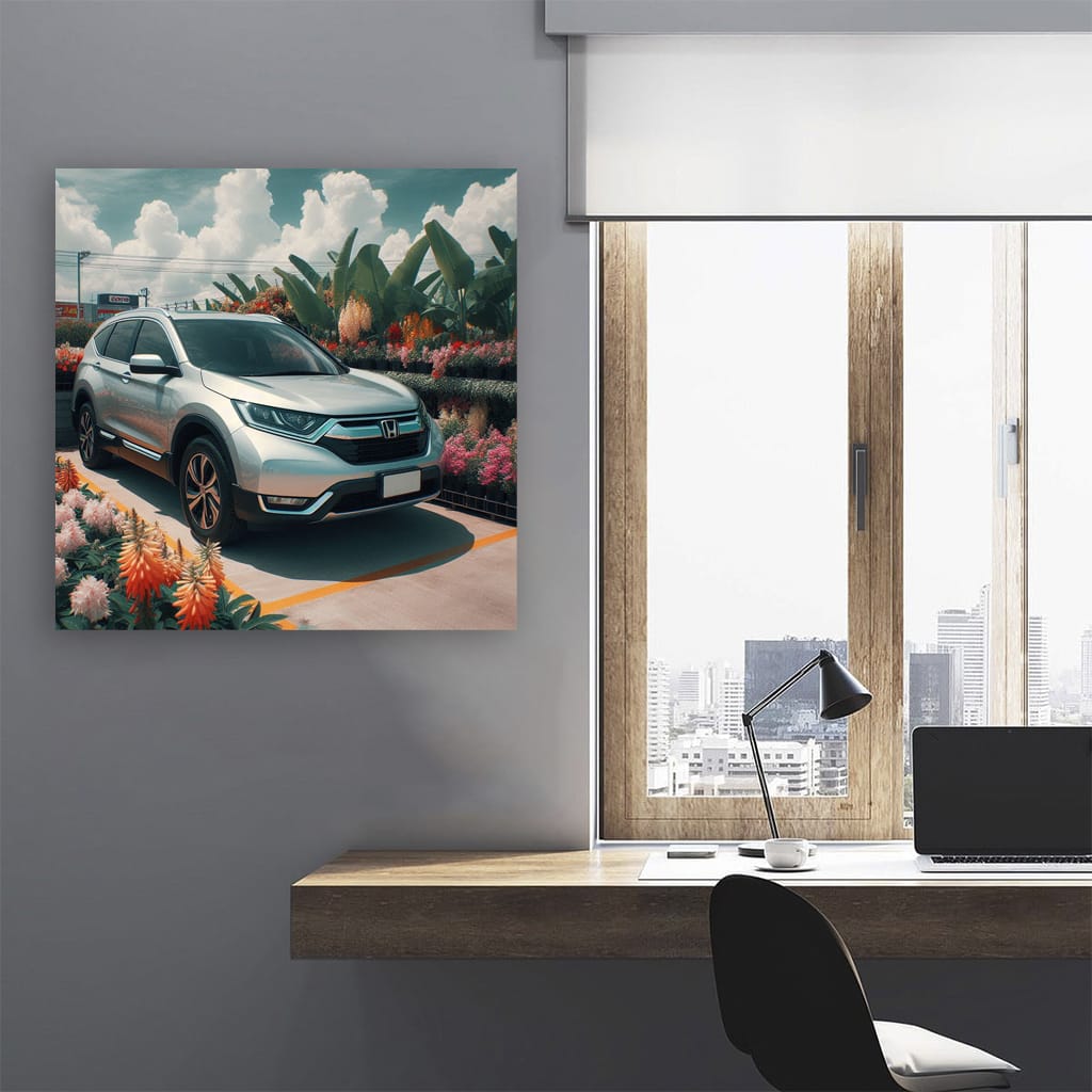 Honda Crv Parking Wall Art