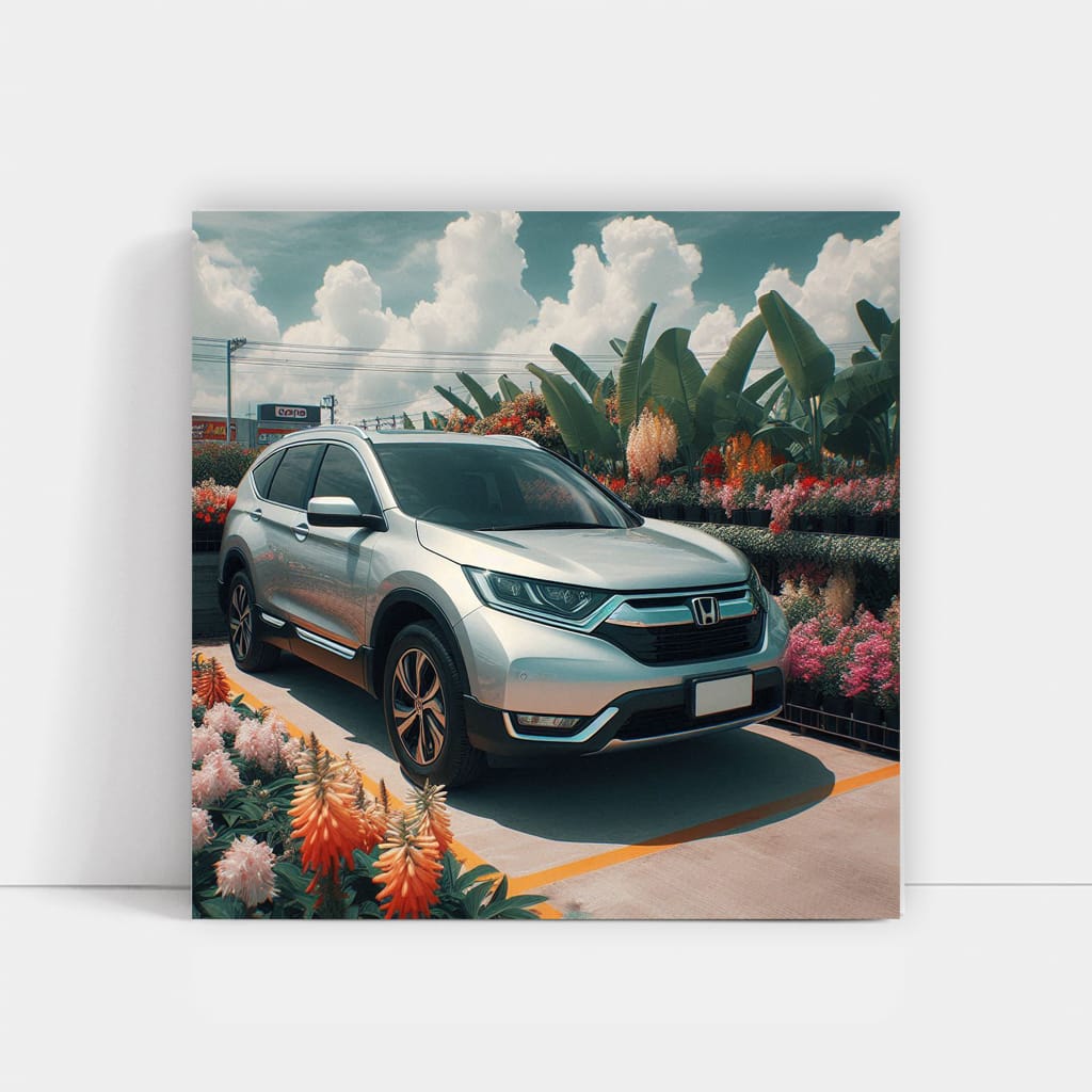 Honda Crv Parking Wall Art