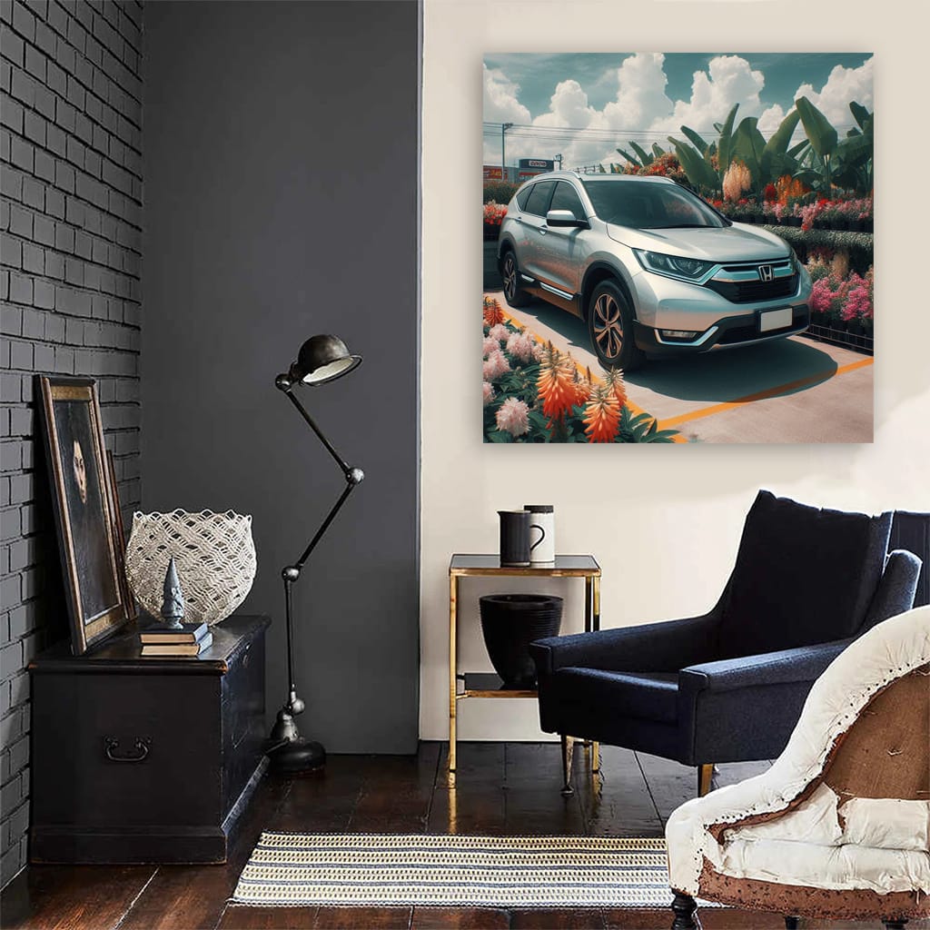 Honda Crv Parking Wall Art