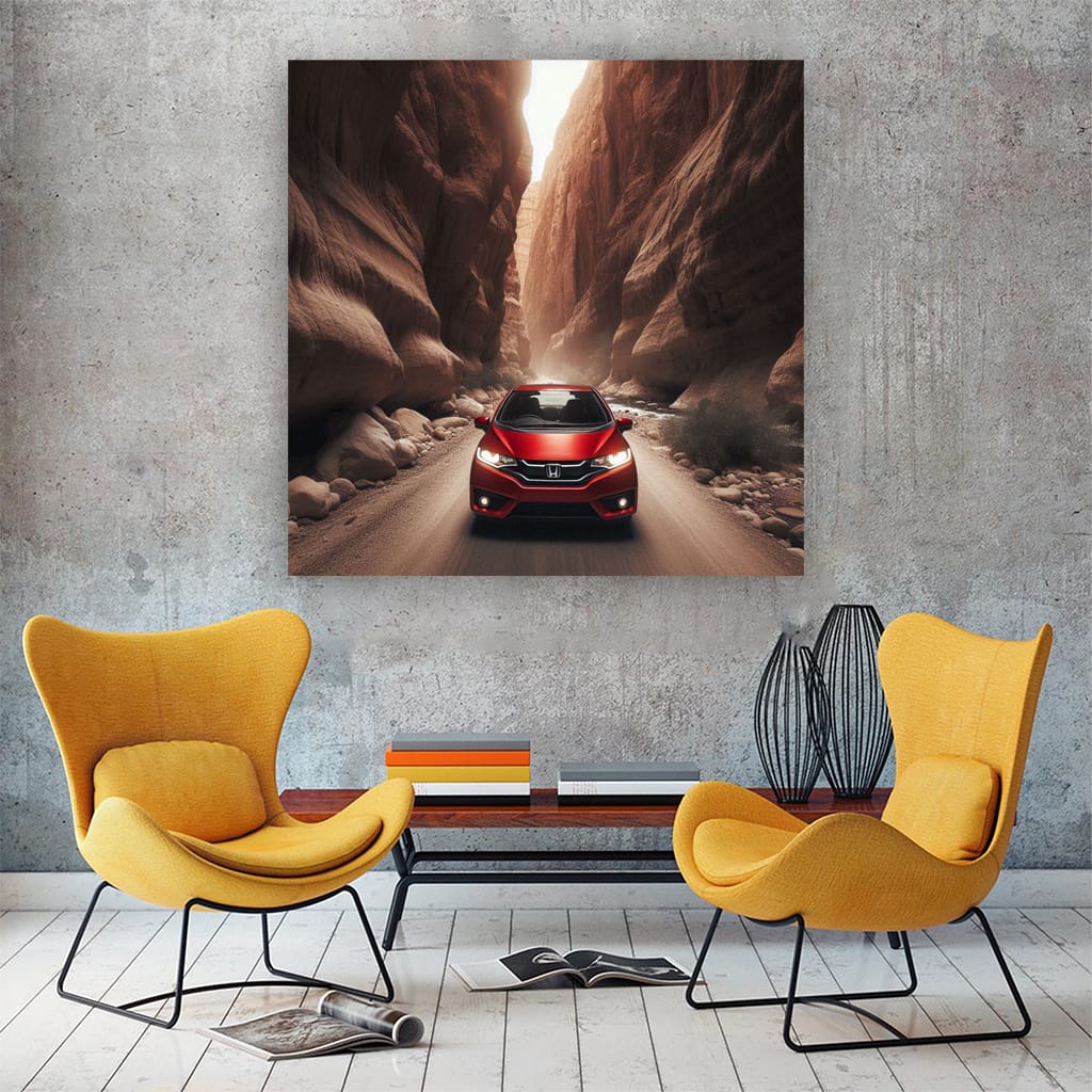 Honda Fit Canyon Wall Art