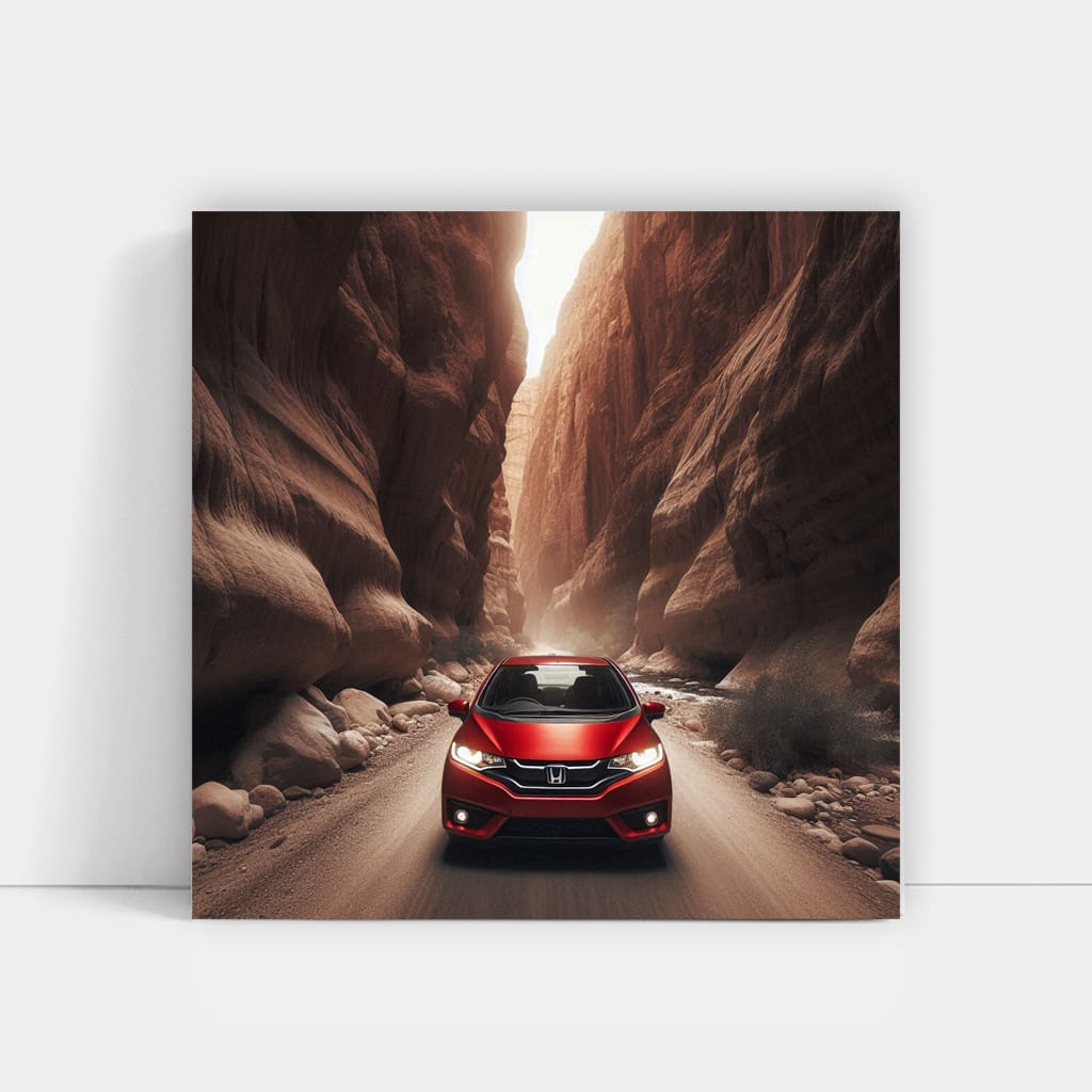 Honda Fit in Canyon - Compact Versatility and Adventure