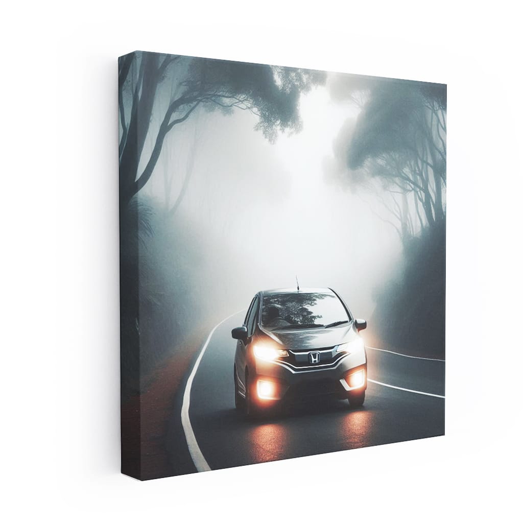 Honda Fit Fog Wall Art