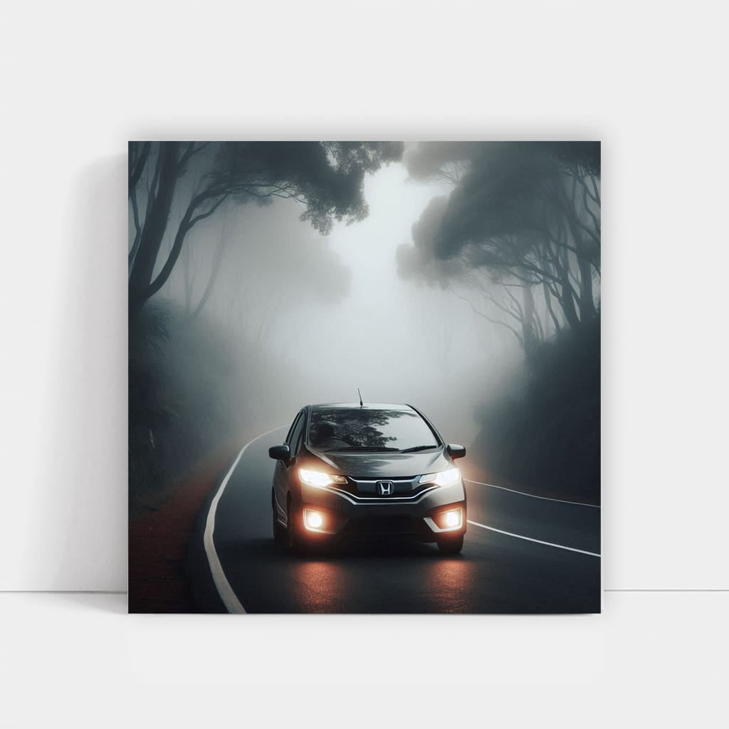 Honda Fit Fog Wall Art