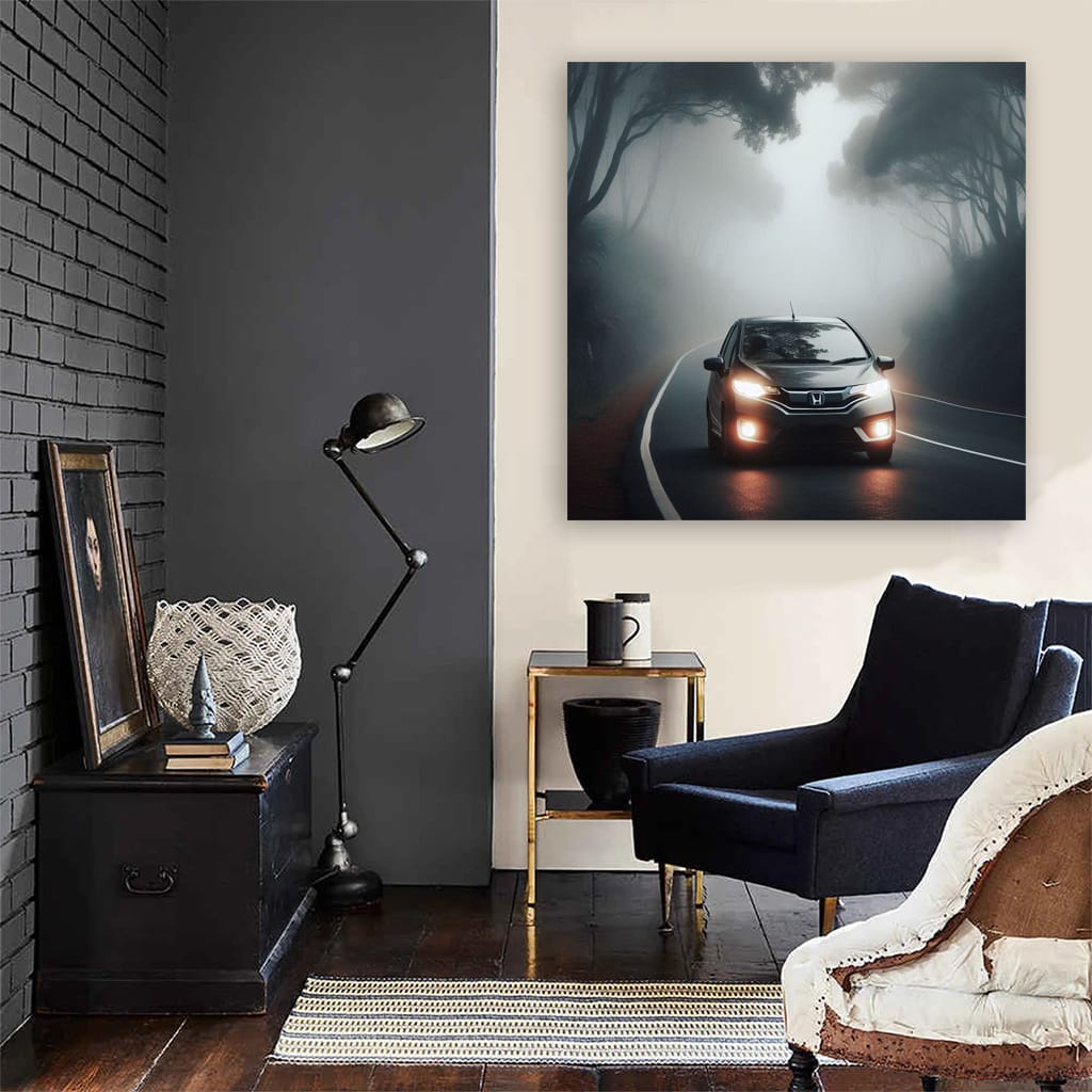 Honda Fit Fog Wall Art